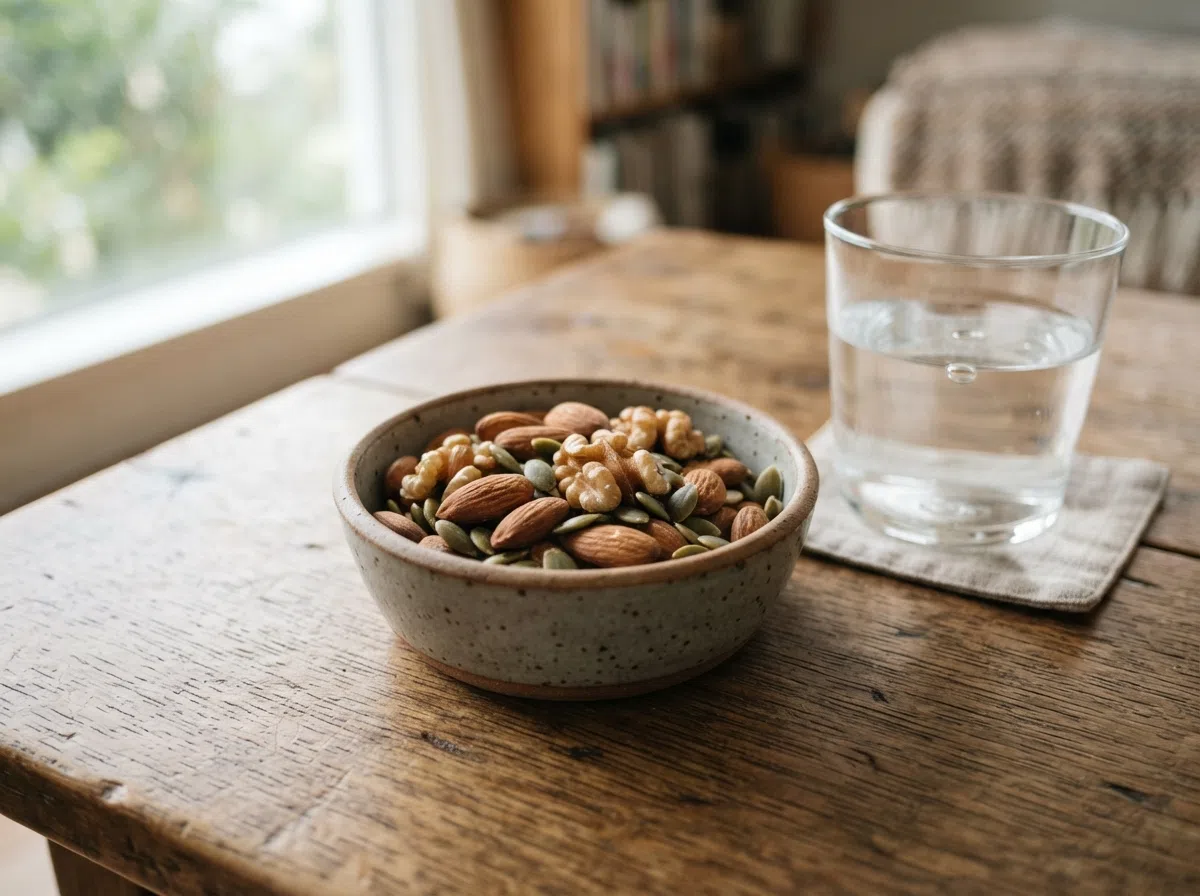 Assorted grains and legumes in wooden bowls